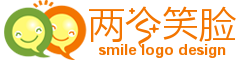 两个笑脸儿童网站logo在线制作 演示效果