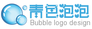 在线三个青色泡泡logo设计生成器 演示效果