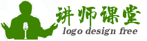 绿色背景任务讲师logo在线制作 演示效果