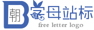 蓝色大些空心字母B网站logo免费制作 演示效果