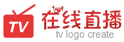 红色带天线电视机logo在线设计啦 演示效果