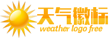 天气标志一系列透明网站logo站标在线制作（9个） 演示效果