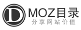 知名网站moz字母d站标制作 演示效果