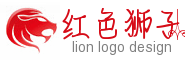 红色狮子网站logo设计模板 演示效果