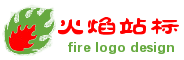 绿色外焰红色内焰火焰logo免费制作 演示效果
