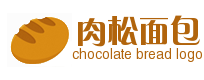橙色肉松面包站点logo设计网 演示效果