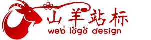 红色山羊透明logo在线制作素材 演示效果