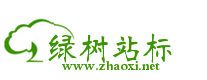 网上设计绿色勾勒大树logo图片 演示效果