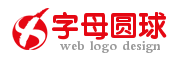 红色圆球透明字母X网站logo制作 演示效果