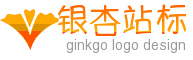 橙色银杏叶企业logo在线制作free 演示效果