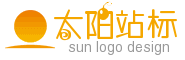 橙色地平线和太阳logo在线设计 演示效果