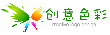 彩色喷墨艺术创意logo标志制作素材 演示效果