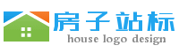 绿色小房子个人网站logo制作 演示效果