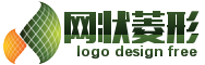 绿色和橙色网状菱形logo免费设计 演示效果