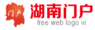 红色地图湖南门户网站logo免费制作 演示效果