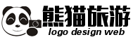 拿着相机熊猫四川旅游网站logo生成 演示效果