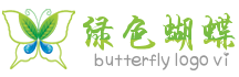 绿色翅膀蝴蝶标本网logo在线生成 演示效果