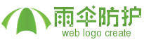 绿色雨伞科技网站logo徽标设计器 演示效果