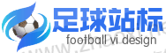 青色树叶和足球体育站logo设计器 演示效果