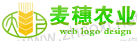 绿色圆环黄色麦穗农业网站logo商标制作 演示效果