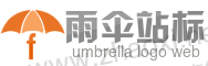 橙色字母F雨伞创意logo设计器 演示效果
