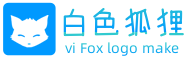 青色圆角方块白色狐狸logo在线制作 演示效果
