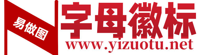 红色大写字母N英文徽标logo免费设计 演示效果