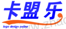 橙色长尾巴蓝色乐字卡盟logo制作 演示效果