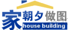 蓝色烟囱黄色房顶logo徽标在线生成 演示效果