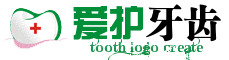 白色牙齿红色十字牙科网logo生成器 演示效果