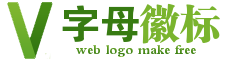 绿色英文字母V企业站logo生成素材 演示效果