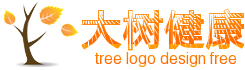 黄色树叶暗色树干大树健康知识logo设计器 演示效果