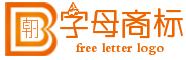 橙色双层大写字母B商标logo设计模板 演示效果